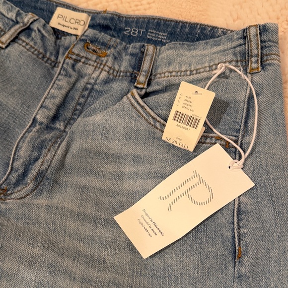 Pilcro Tall Light Blue Flare Jeans - Picture 8 of 8